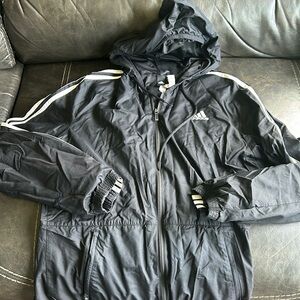 adidas windbreaker full zip